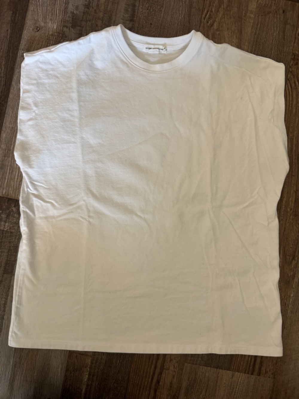 Good American crewneck TShirt in White cotton